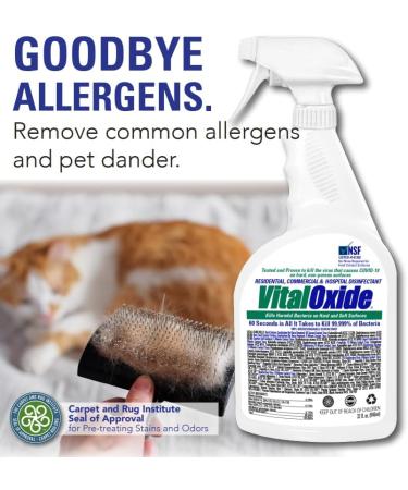 Vital Oxide - Ultimate Carpet Stain Remover for Pet Urine & Odors | Destroys Viruses Fast | International Shipping Available - Buy Online on GoSupps.com