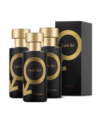 Utoimkio Lure Her Perfume for Men - Pheromone Based Perfume for Man to Attract Women 3pc