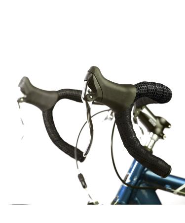 Crystal Lemon 2 Pack Road Bike Handlebar Tape - Advanced Cycling Grip Tape for Shock Absorption and Anti-Slip - Black - Buy Online on GoSupps.com