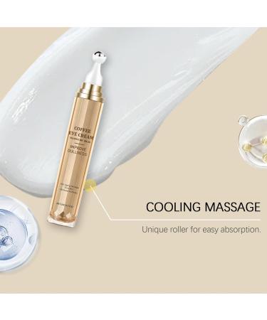 Serum Creme Yeux La Caf ine Cr me Contour Des Yeux De 20 Ml contour des yeuxCr me Anti Cernes Et Poches Serum Yeux Boule De Massage 360 limine Efficacement Les Rides unisexe (4PC) - Buy Online on GoSupps.com