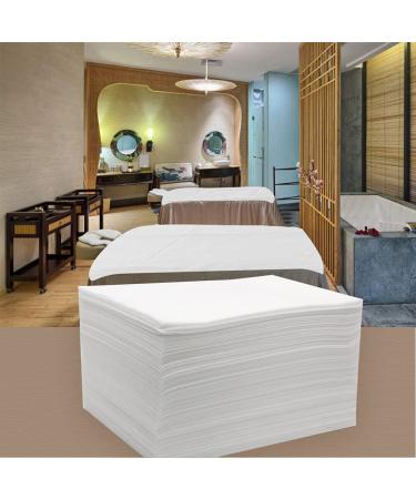 Bozikey 100PCS Disposable Massage Table Sheets - Spa Bed Covers for Estheticians, Tattoo, Waxing - Non-Woven Fabric 71 x 31 (White) - Buy Online on GoSupps.com