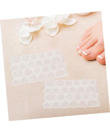 CALLARON 100 Sheets Adhesive Nail Tabs Double Side Nail Glue Strong Adhesive Strips Practical for Women Girls - Buy Online on GoSupps.com