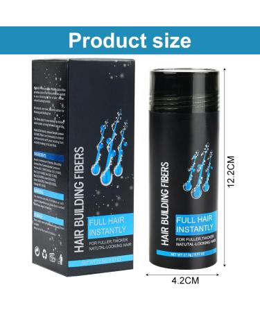 Instant Hair Volume Powder for Men & Women - Invisible Hair Sealing & Concealing Solution - Black - Anti-Hair Loss - Buy Online on GoSupps.com