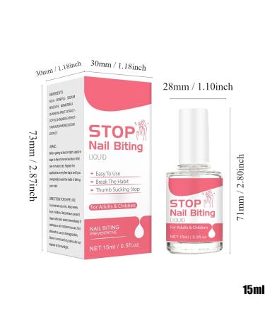  Generisch Nail polish against chewing nails liquid nail polish with bitter taste nail care device anti-sucking for thumb bitter taste liquid against chewing nails  - Buy Online on GoSupps.com