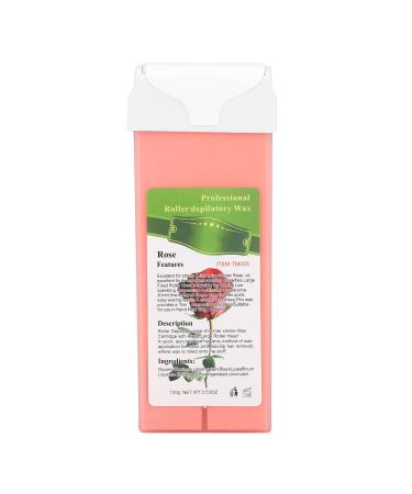 Disadriculation wax roller 100 g hair removal roll on wax body leg chest arm bikini armpit depilatory wax roller (rose)