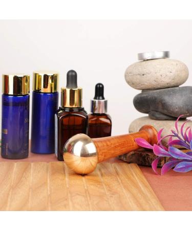 HealthandYoga(TM) Kansa Face and Foot Massager - Ayurvedic Bronze Benefits for Restoring Luster and Detoxification - Small Size - Buy Online on GoSupps.com