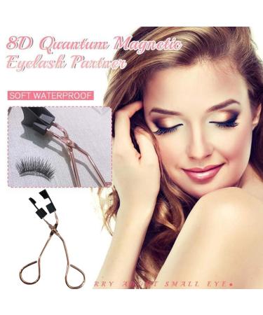 Eyeline pliers eyelash pliers made of stainless steel magnetic eyelash pliers set reusable magnetic 3D eyelashes magnetic false eyelashes Applicator Tool eyelash extension tweezers