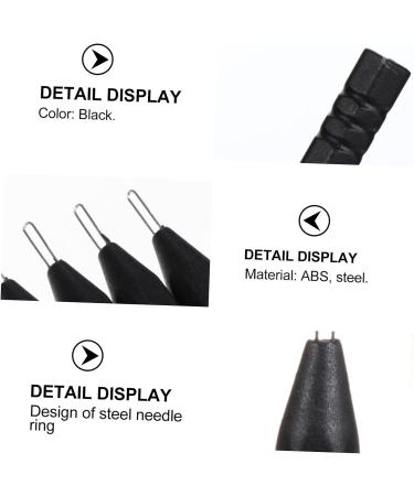 HOLIDYOYO 4pcs Earwax Remover for Hearing Aids Steel Needle Rod Earmold Cleaner Cleaning Tool for Professional Personal Use - Buy Online on GoSupps.com