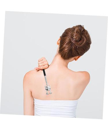 Minkissy 2-Piece Back Scratchers | Stainless Steel Anti-Itching Long Handle Body Scratch Stick - Buy Online on GoSupps.com