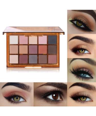 Colorfullavie 15-Color Sweet Party Eyeshadow Palette - Neon Shimmer Glitter & Matte Blendable Eye Shadow for Vibrant Makeup Looks - Buy Online on GoSupps.com