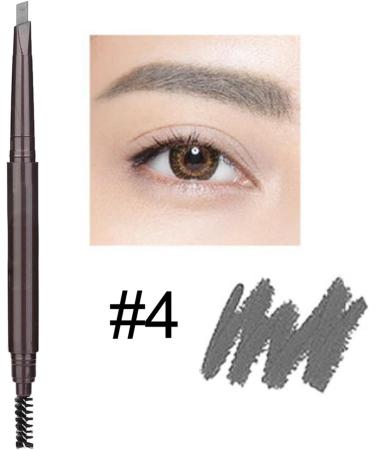 Verdant Touch Dual-Ended Auto-Rotating Eyebrow Pen with Brush Grey 4 - Buy Online on GoSupps.com