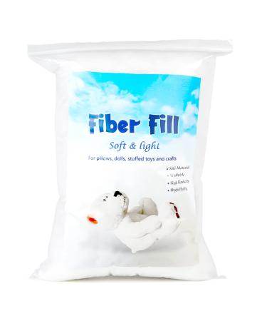 100g Polyester Fill, Premium Polyester Fiberfill, Recycled Polyester Fiber, High Resilience Stuffing Fluff Fiberfill for Pillow Filling, Christmas Dolls DIY, and Home Decors Projects 3.5oz - Buy Online on GoSupps.com