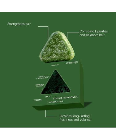 ZHJZGS Shampoo Bar 120G Natural Usman Grass Solid Shampoo for All Hair Types Oil Control and Strengthens Hair Roots Moisturizes and Travel Friendly Soft and Mild Makes That 2 Pack - Buy Online on GoSupps.com