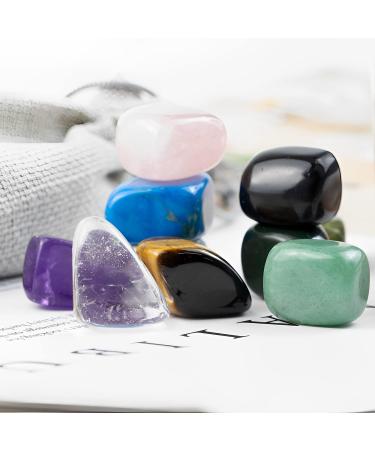 Ouubuuy Chakra Gemstones Healing Stones Set - 11 Natural Crystals & Semi-Precious Stones for Heart Healing | International Shipping Available - Buy Online on GoSupps.com