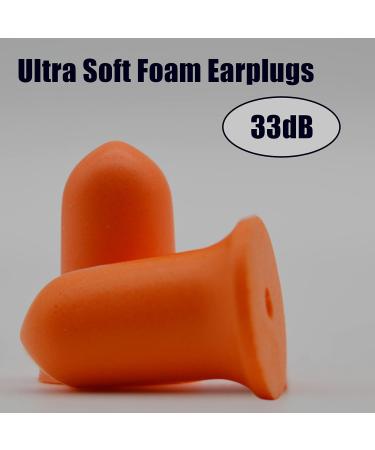 Targeal 33dB Noise Cancelling Earplugs with PVC Case - Soft Form, Reusable, for Snoring, Travel, Work - 4 Styles - Buy Online on GoSupps.com