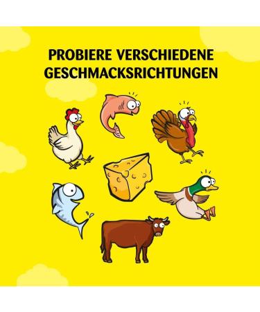 Buy Dreamies Mix Cat Snacks - Chicken & Duck Crispy & Creamy - 360g (6 x 60g) - International Shipping Available - Buy Online on GoSupps.com