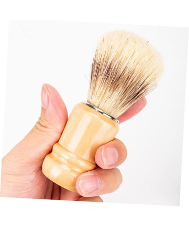 PopetPop 2-Pack Handmade Razor Brush with Stand - Premium Wooden Shaving & Hair Care Tools from Brazil - Buy Online on GoSupps.com