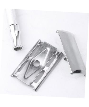 Frcolor Manual Rudder Razor Shaver Set - Silver Nose Hair Trimmer & Grooming Kit for Men - 1 Pack - Buy Online on GoSupps.com