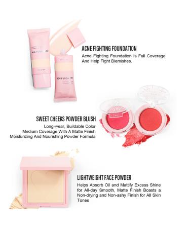 All In One Makeup Kit - 20 Colors Eyeshadow Palette Lipstick Eyebrow Pencil & More | Perfect Makeup Gift Set for Women & Beginners - Buy Online on GoSupps.com