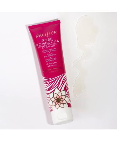 Pacifica Kombucha Flower Powered Face Wash 5 Oz - Rose Scented | Unisex - Buy Online on GoSupps.com