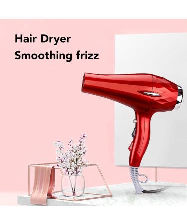 Professional Hair Dryer 1800w Low Noise Fast Drying Stylish Portable Adjustable Settings for Customized Experience (Chinese Red) US Plug 110V Chinese Red - Buy Online on GoSupps.com