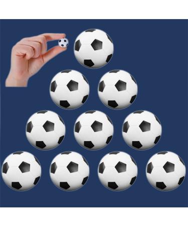 CIGOCIVI 10-Pack Foosballs Table Games Replacement Balls Mini Tabletop Soccer Balls Easter Decorations Toys Gifts for Kids 0.8in/22mm