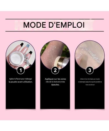  JINGLING JINGLING Body Shimmer Powder Glitter Shimmer Lightlighter Powder - 3G Contouring Clavicle Tape Glow Fairy Makeup Brightening Makeup for - Buy Online on GoSupps.com