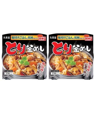 Marumiya Chicken Kamameshi Japanese seasoned rice 2pcs easy to eat in the microwave With MAIKO sticker Pio big bazar