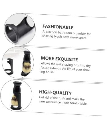 4-Piece Plastic Razor Brush Holder Set | Beard Brush Storage & Stand | Man's Grooming Accessories - Buy Online on GoSupps.com