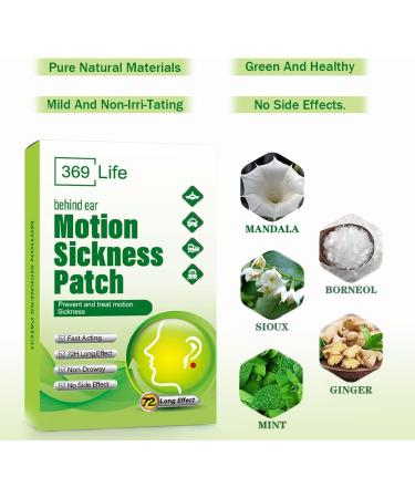 KUNHAOH Motion Sickness Patches | Waterproof & Non-Drowsy | 24 Count Pack | Sea Sickness Relief - Buy Online on GoSupps.com