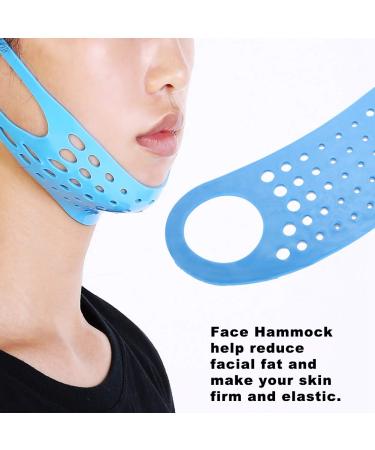 Face Sleeping Hammock & Silicone Lip Exerciser - Chin & Cheek Slimmer Anti-Wrinkle Tool for International Shipping - Buy Online on GoSupps.com