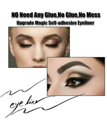 1 in 1 Lash Glue Liner Pen - Waterproof Self-Adhesive Eyeliner for Easy Black Eyelash Application | No Glue Required (J04) - Buy Online on GoSupps.com