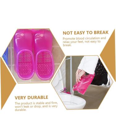 Healeved 1 Pair Foot Bath Shoes Creative Foot Soak Shoes Foot Bath Bucket Shoes Foot Washing Shoes Foot Bath Container Convenient Foot Soak Shoes Foot Soak Bucket Boots Foot Soaking Shoes 26.3x11cm Rosy - Buy Online on GoSupps.com