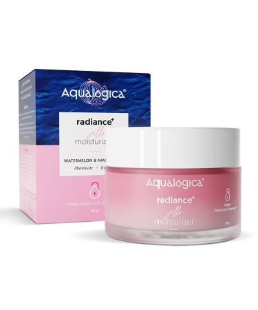 Aqua'logic'a Radiance+ Mousse Niacinamide Night Gel with Watermelon - Light Gel-based formula for Women & Men | Oily Skin -1.69 Fl Oz