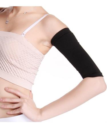 Rosenice Elastic Compression Arm Sleeves for Couples - Slimming Protective Upper Arm Shape Sleeves for Sports & Fitness (Black) - International Shipping Available - Buy Online on GoSupps.com