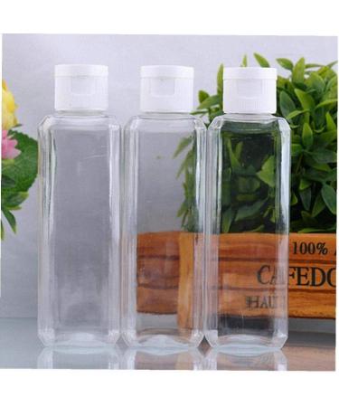 Clear Flip Top Cap Refillable Bottle Transparent Empty Makeup Liquid Cosmetic Container Random 100ml - Buy Online on GoSupps.com