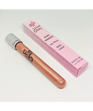 Urban Colors Kiss Maniac Lip Gloss - Moisturizing Lip Gloss with Vitamin E & Silk Proteins (Cosmic Coral) - Buy Online on GoSupps.com