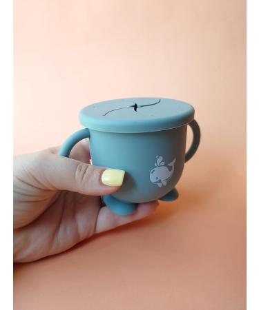 Generic Neno Balance 2-in-1 Training Cup & Straw for Toddlers - No Spill Soft Spout - BPA-Free Silicone (Blue) - Buy Online on GoSupps.com