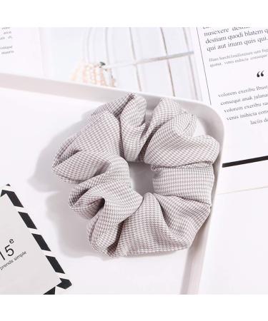 Shop 6 Pack Colorful Fabric Hair Tie Scrunchies for Women | Soft Elastic Ponytail Holders & Hair Accessories - Buy Online on GoSupps.com