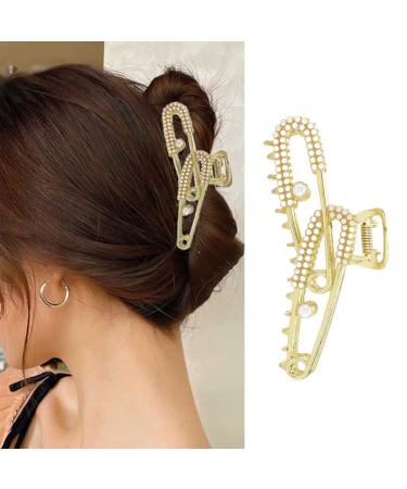 Bohend Large Ringing Hair Claw Viscous Hair Clip Strong Large Non-Slip Hair Styling Accessories for Women Girls