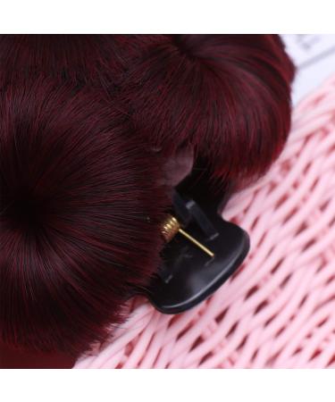 Curly Combs Hair Extensions & Wig Rolls - Stretch Chignon Updo Hair Bands for Women | Elegant Wine Design - Buy Online on GoSupps.com
