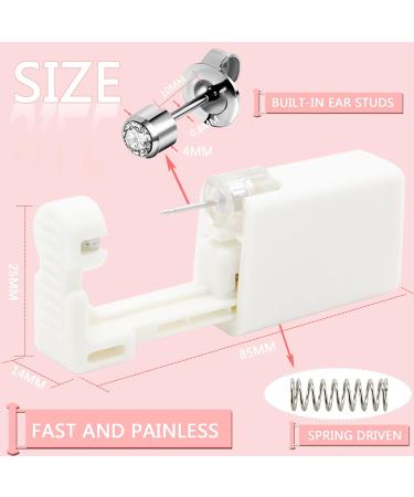Ear Piercing Kit CINRA Ear Piercing Gun Kit Disposable Ear Piercings Kit Painless Ear Piercing Gun Tool with Built-in Ear Studs for Piercing Supplies 8pcs Piercing Kit - Buy Online on GoSupps.com