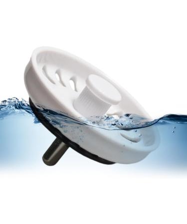 White Sink Plug Kitchen Sink Strainer Plug Waste Plug Basin Water Seal Plug Smooth & Hassle Frees Maintenance Sink Filter - Buy Online on GoSupps.com