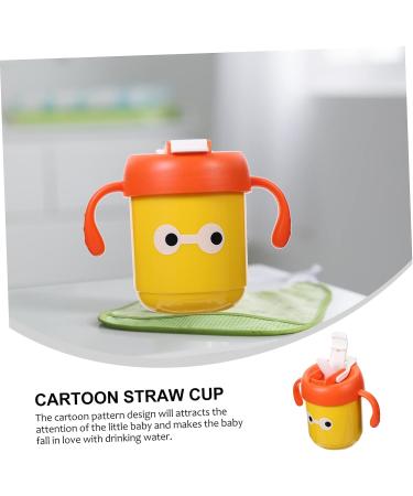 TOYANDONA Children's Water Cup Kids Straw Cup Kids Water Cup Kids Stainless Steel Cup with Straw Baby Sippy Cup Baby s First Straw Cup Baby Trainer Cup Toddler Cup Baby Water Cup Kids Cup Yellow 12X12X12CM - Buy Online on GoSupps.com