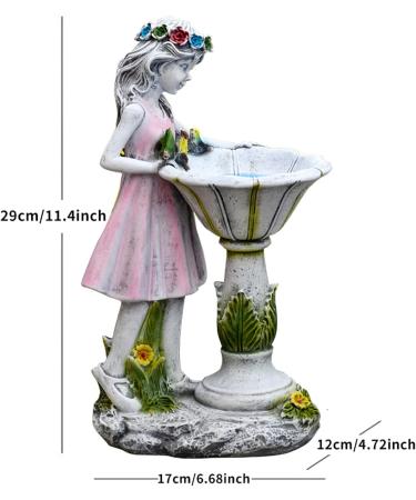 Solar Fairy Statue Solar Fairy Garden Ornaments Outdoor Solar Lights Fairy Figurine Resin Angel Garden Ornaments Solar Lights Fairy Figurine - Buy Online on GoSupps.com