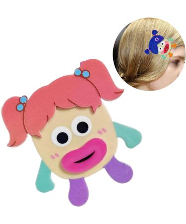 amangul Dopamine Look Hair Clip for Hot Girls Cute Ugly Doll Shape Hair Barrettes Ponytail Bangs Hair Clip for Teens Girls(Blue Hair) - Buy Online on GoSupps.com
