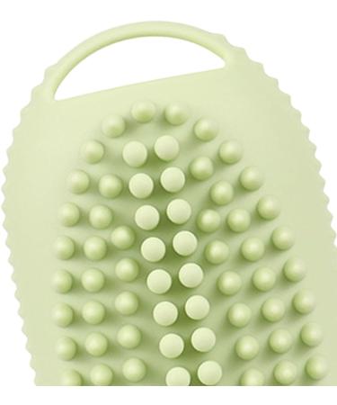 Oshhni 2 in 1 Hair Shampoo Brush & Travel Bottle - 100ml Cleaning Brush - Creative Green Gifts for Hair Care - Buy Online on GoSupps.com