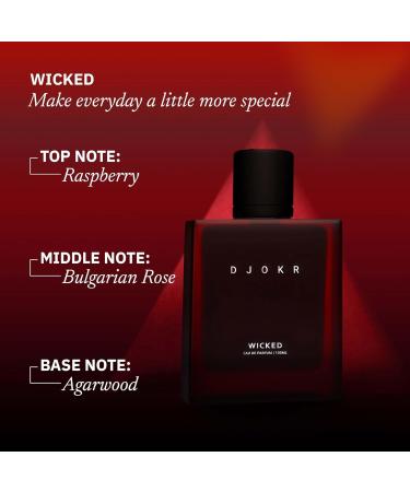 Wicked Perfume For Men | Eau De Parfum | Premium Luxury Long Lasting Fragrance Spray 100 ml - Buy Online on GoSupps.com