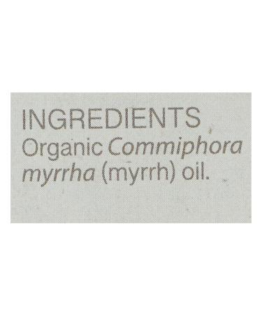 Aura Cacia Organic Myrrh Essential Oil 0.25 Fz - Buy Online on GoSupps.com