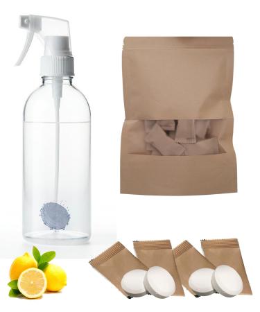 Multipurpose Cleaning Tablets Pack of 20 Refill Tabs - Fresh Lemon Scent. Cleans All Surfaces Kitchens Tiles Countertops Bathrooms Floors House Home. Dissolves in Water Eco-Friendly Plastic-Free Multipurpose Cleaning Tablets 1 count (Pack of 20)